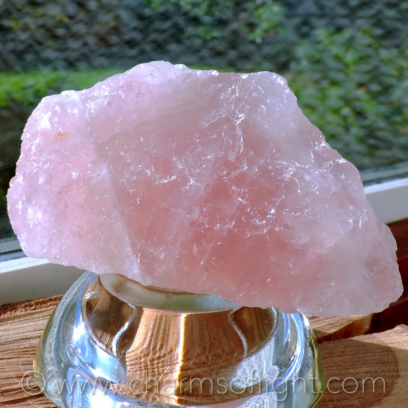 Rough Rose Quartz gemstone